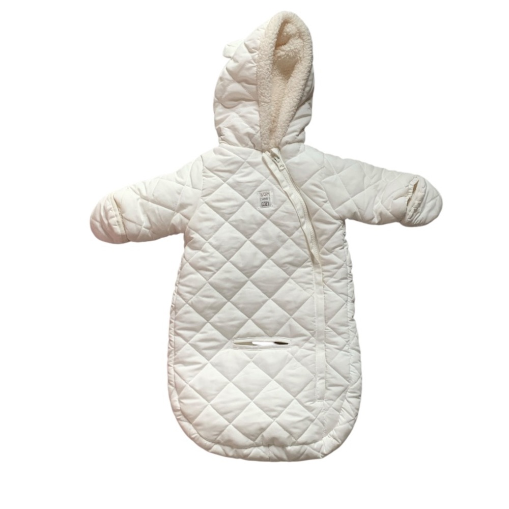 Carter’s Just One You White Winter Car seat Jacket One Size
